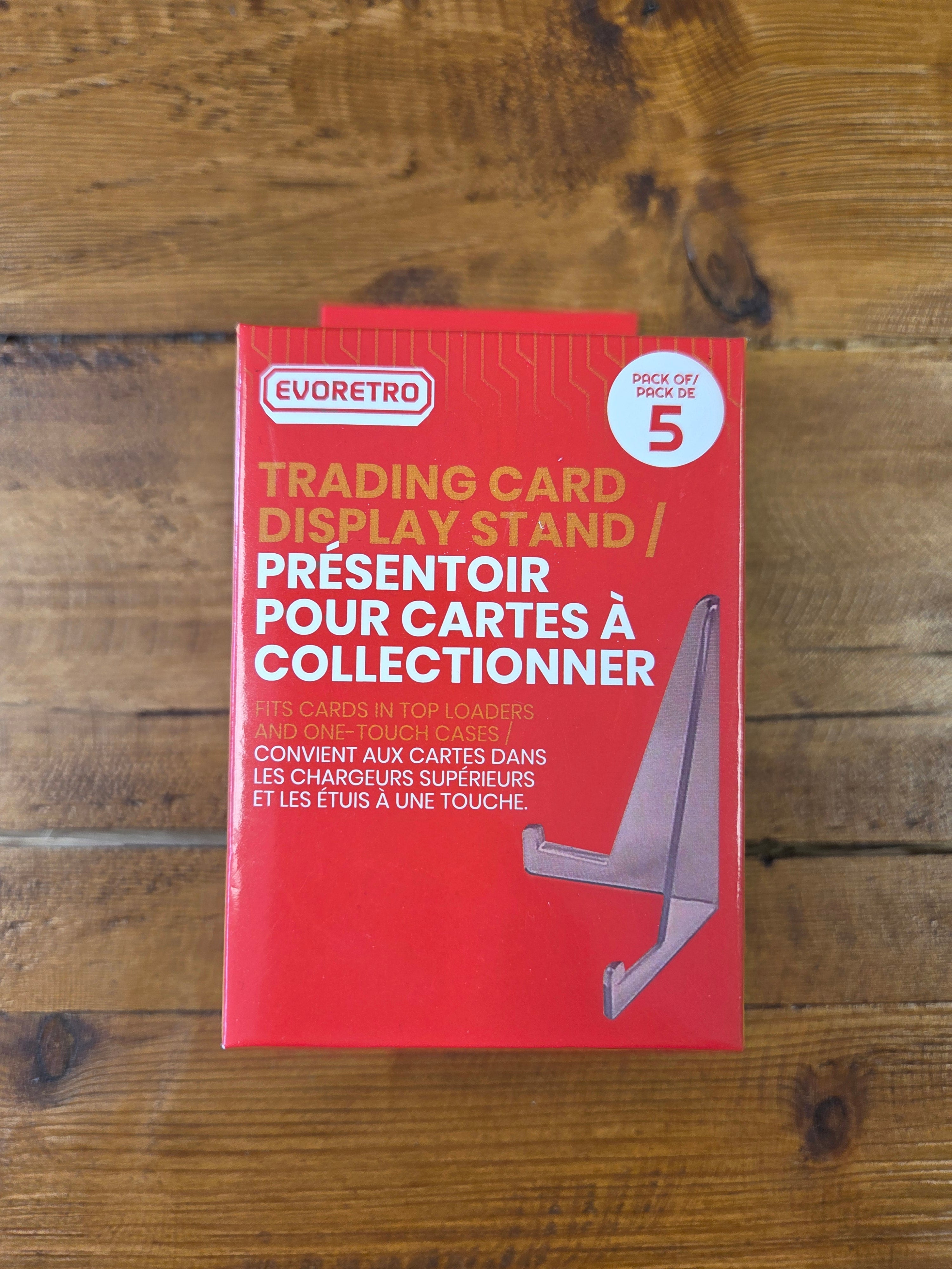 Evoretro trading card display