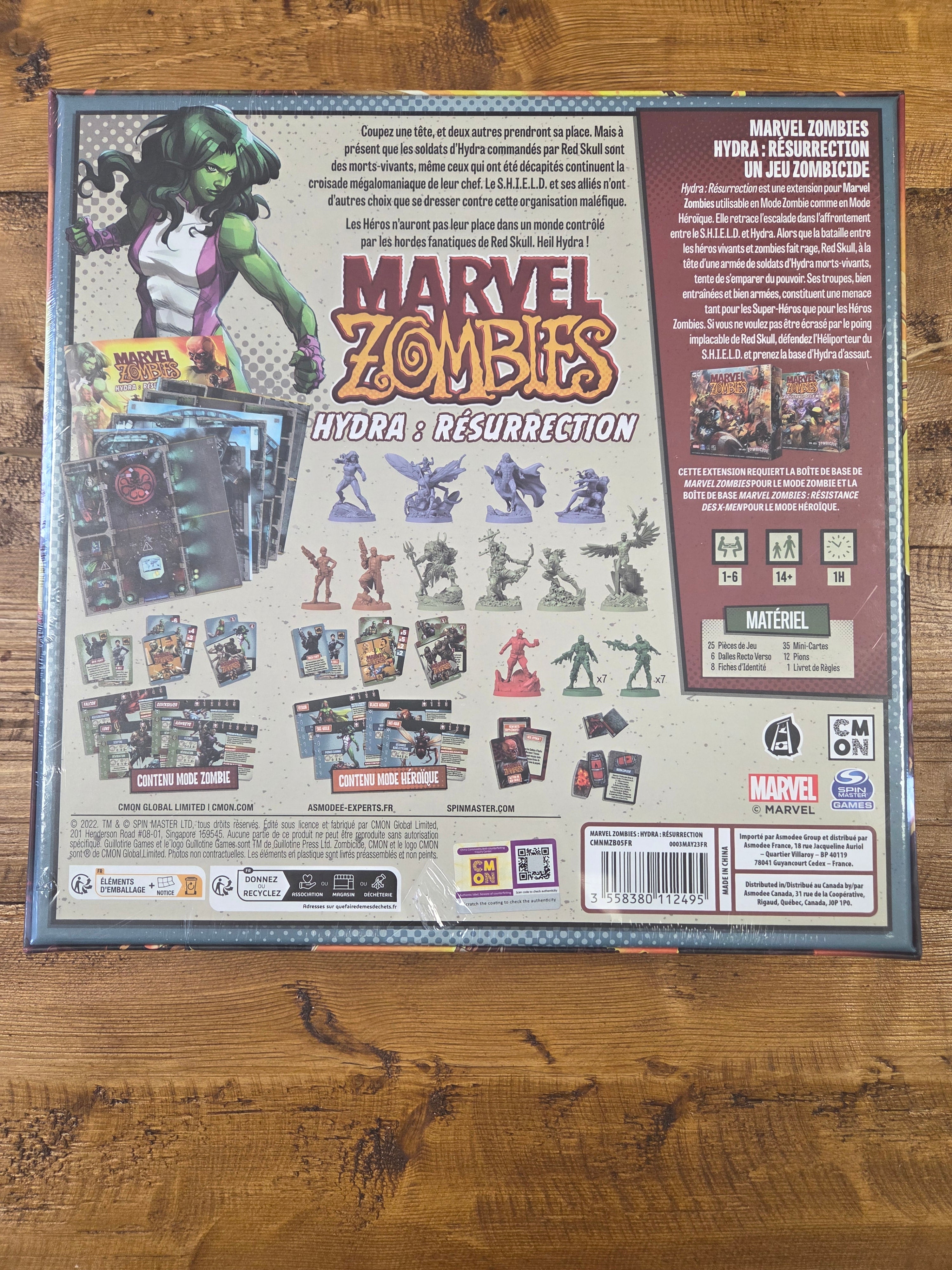 Zombicide zombies Fr hydra