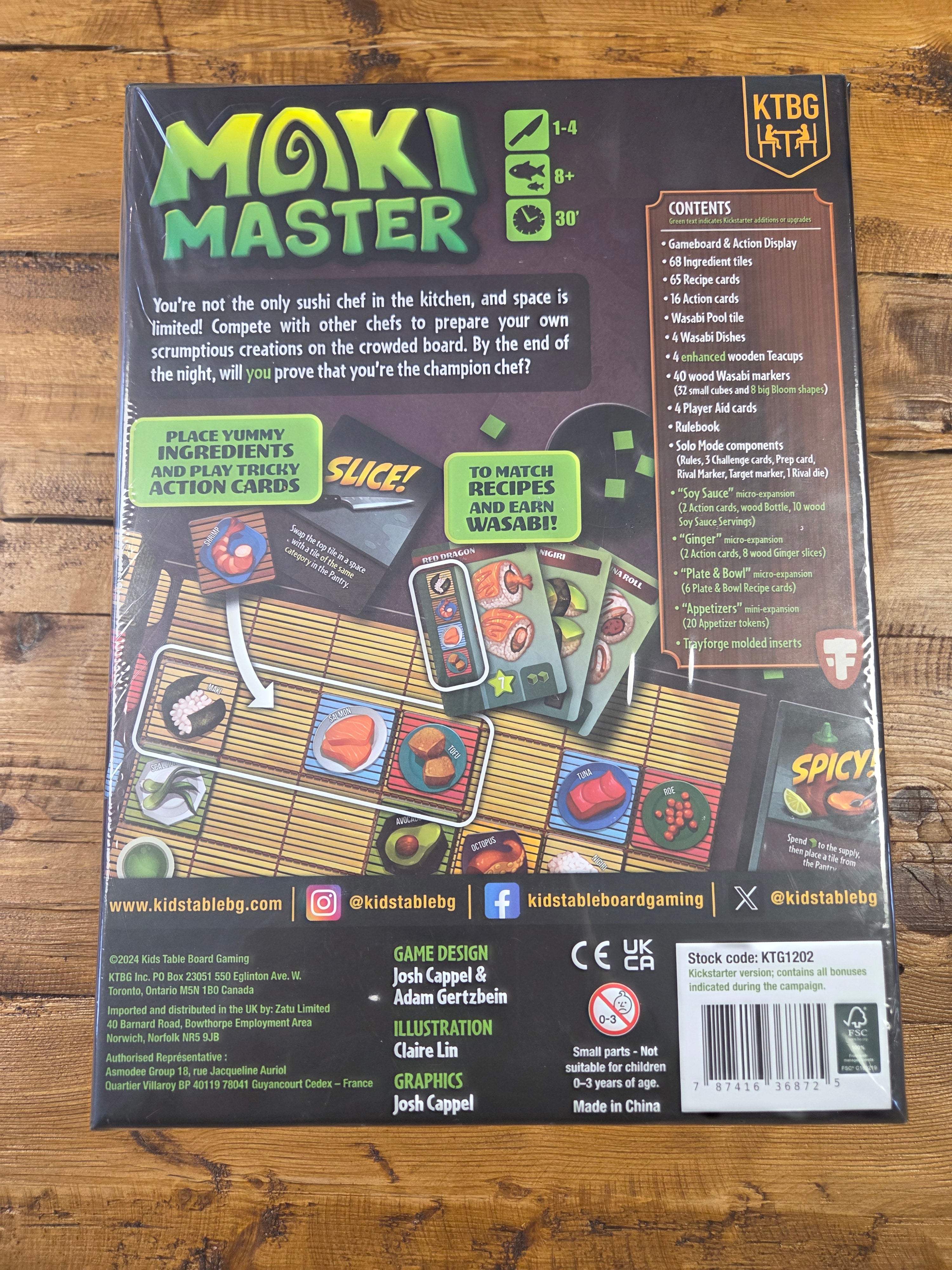 Maki master bord game