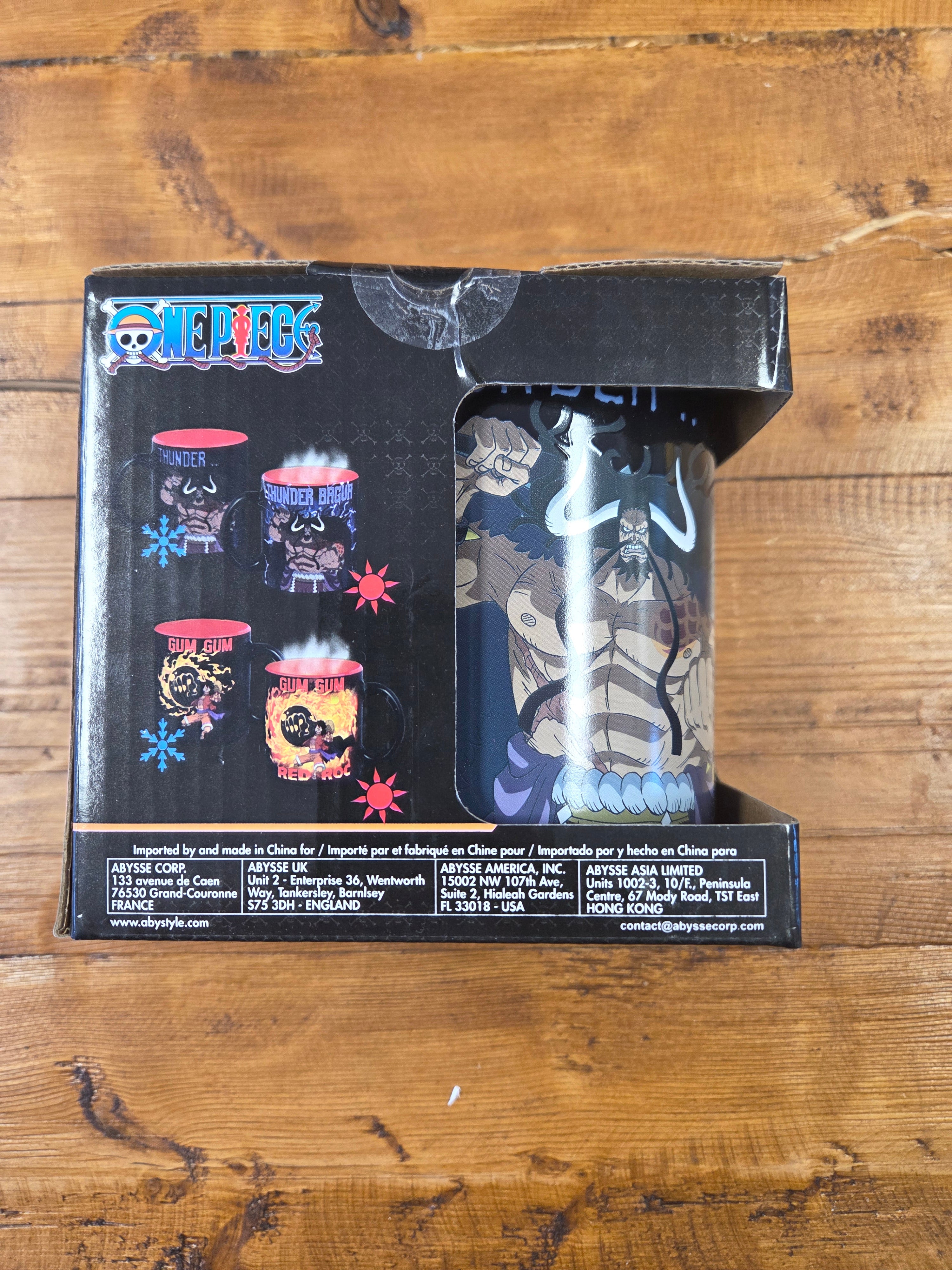 One Piece Magic mug luffy/barbe noir