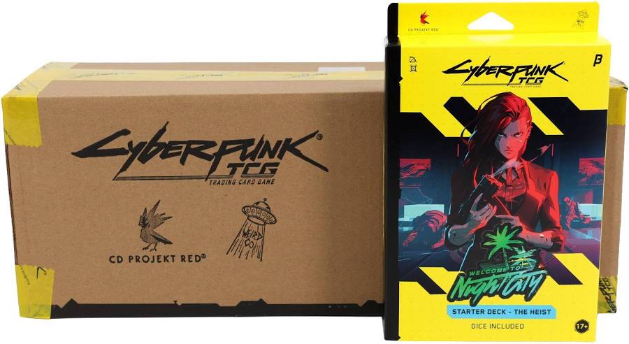 Cyberpunk TCG Bêta Starter deck  The Heist Inner case