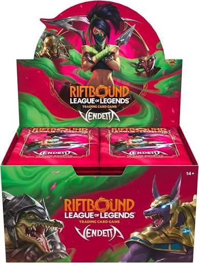 Riftbound league of legends Vendetta Display booster 1 Wave