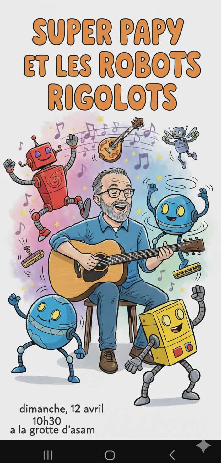 Spectacles Super Papy et ces robots