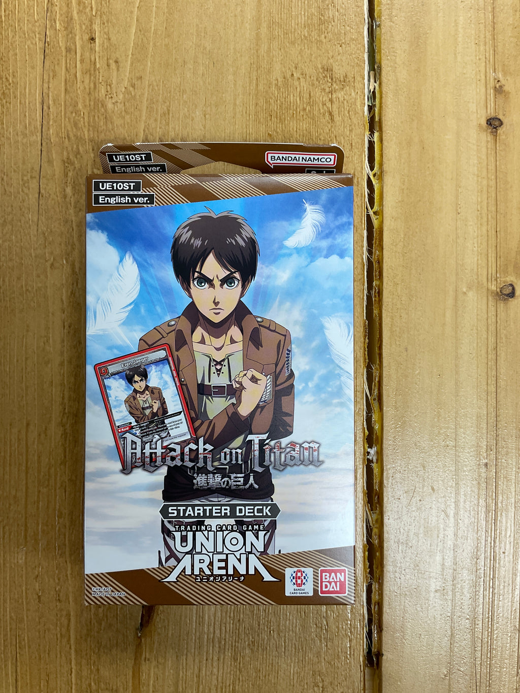 Bandai Union Aréna TCG Starter deck Attack on Titan