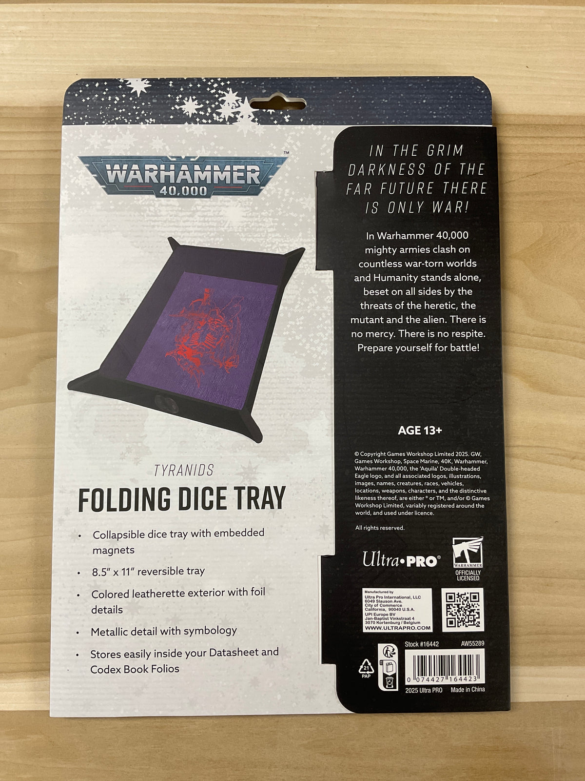 Warhammer. Ultra pro. Folding dice tray.  Tyranids
