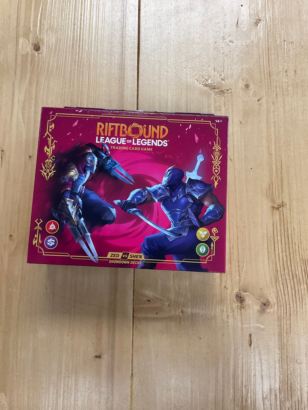 Riftbound Vendetta Showdown deck Zed vs Shen