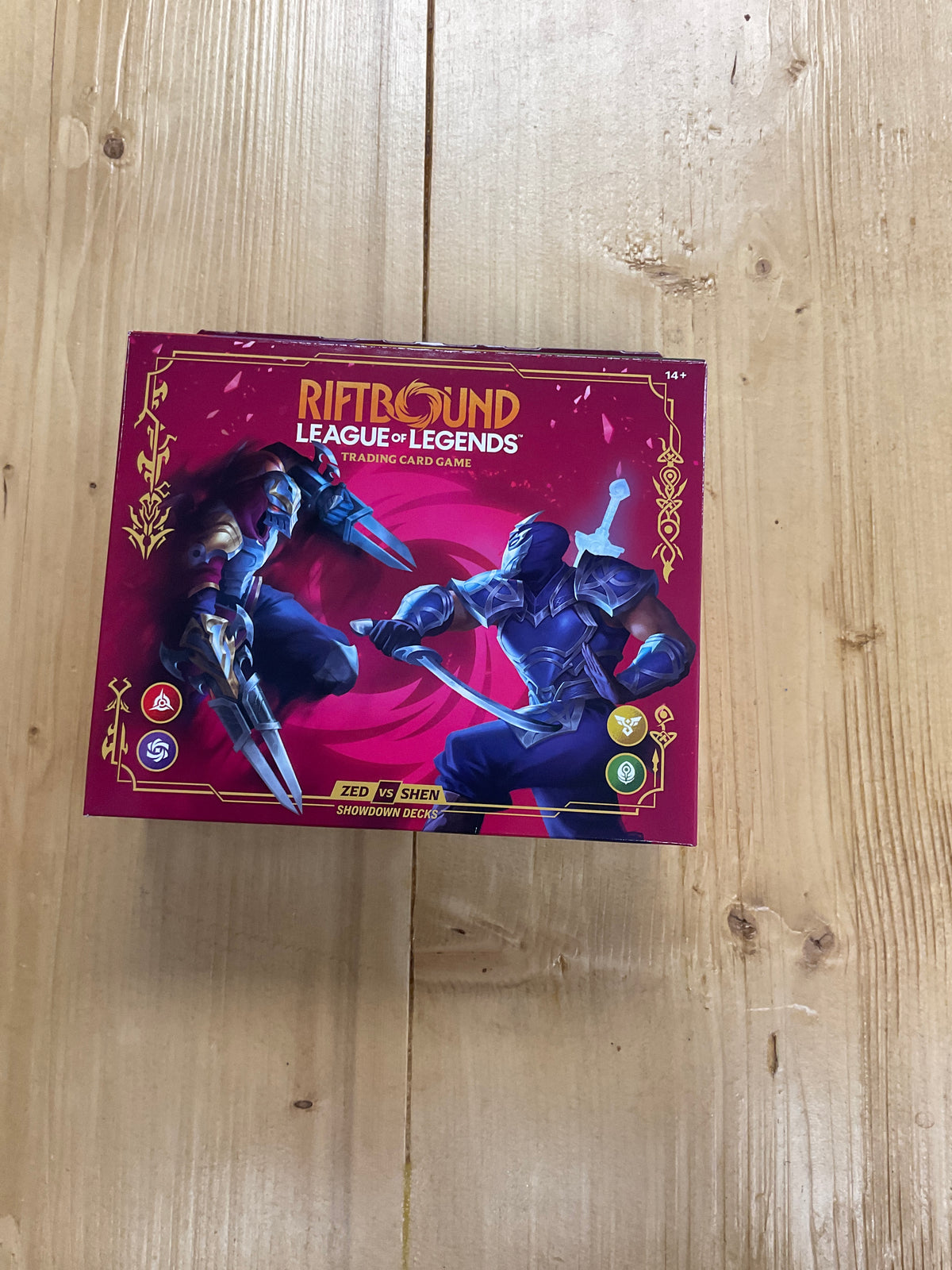 Riftbound Vendetta Showdown deck Zed vs Shen