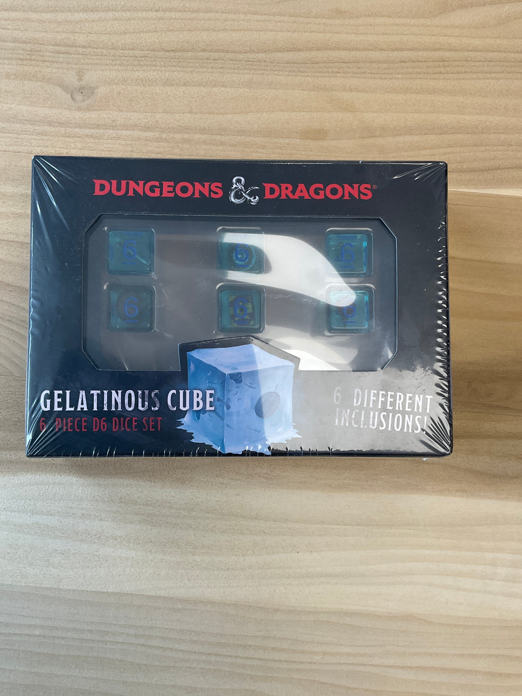 D&d Gelatinous Cube  dice set