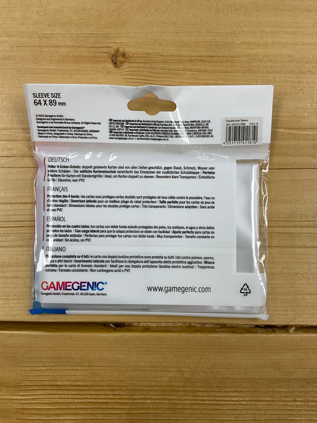 Gamegenic Closable Sleeve standard