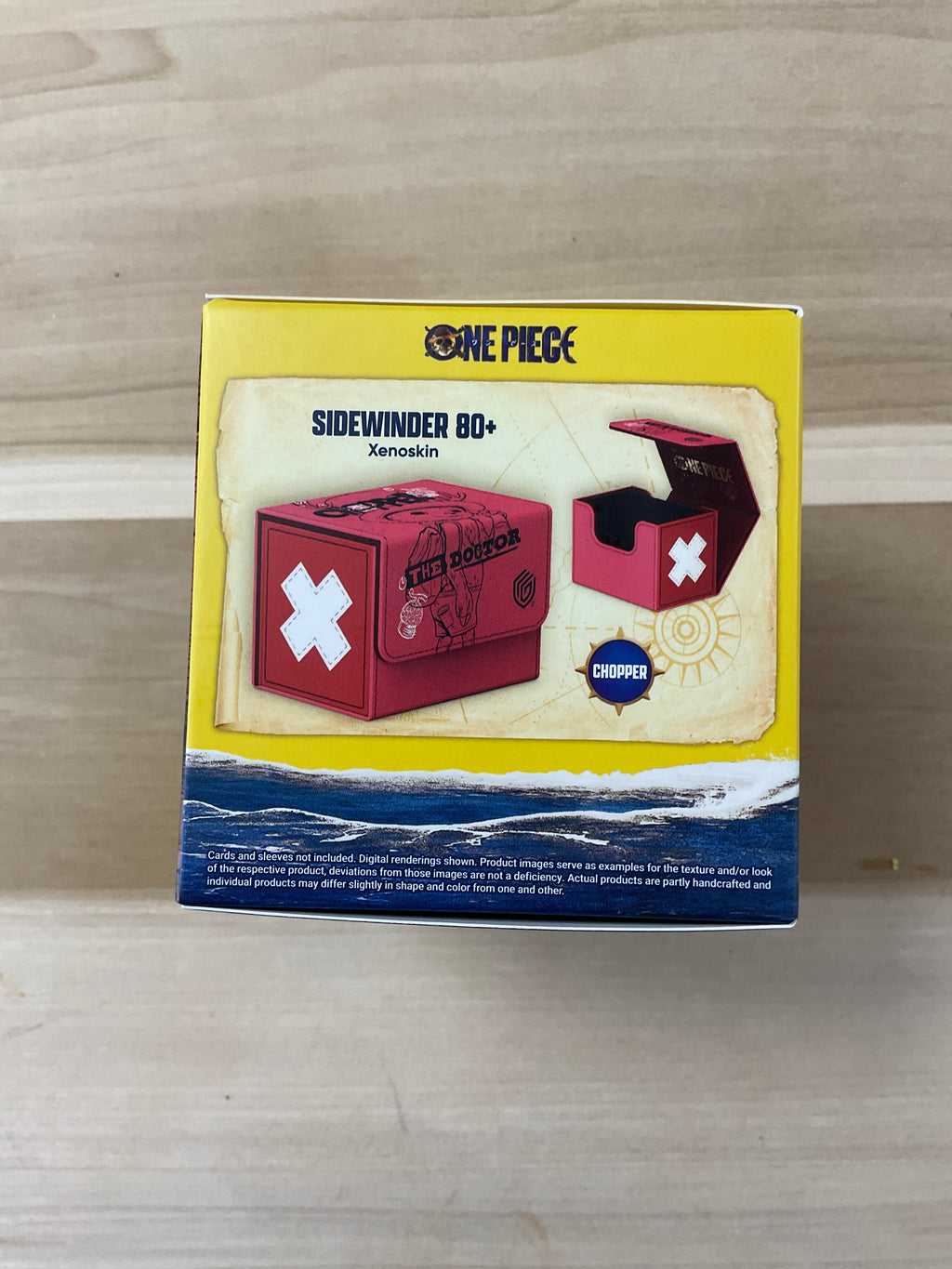 Ultimate guard deck box sidewinder 80+ One Piece Chopper red