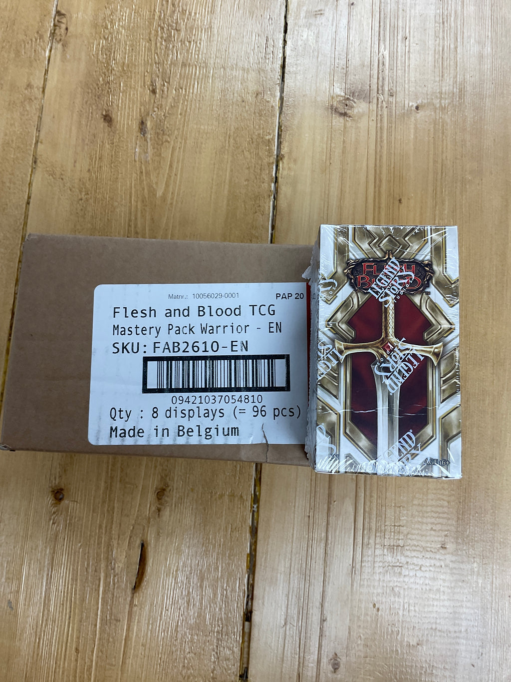 Flesh and Blood Mastery pack Warrior