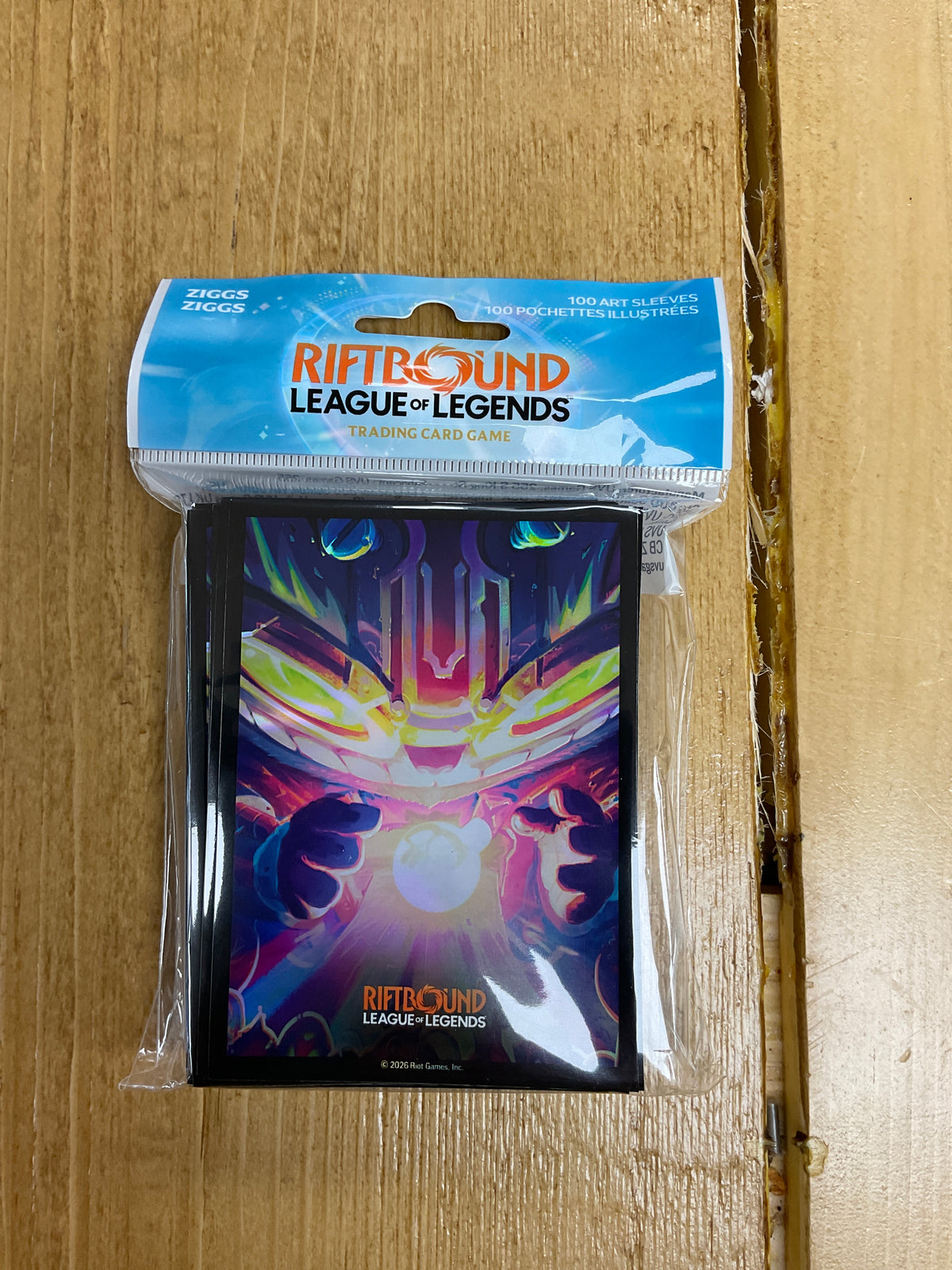 Riftbound league of legends Sleeve Ziggs