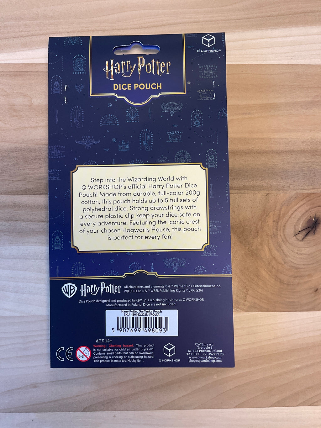 Harry Potter dice bad   Gryffindor