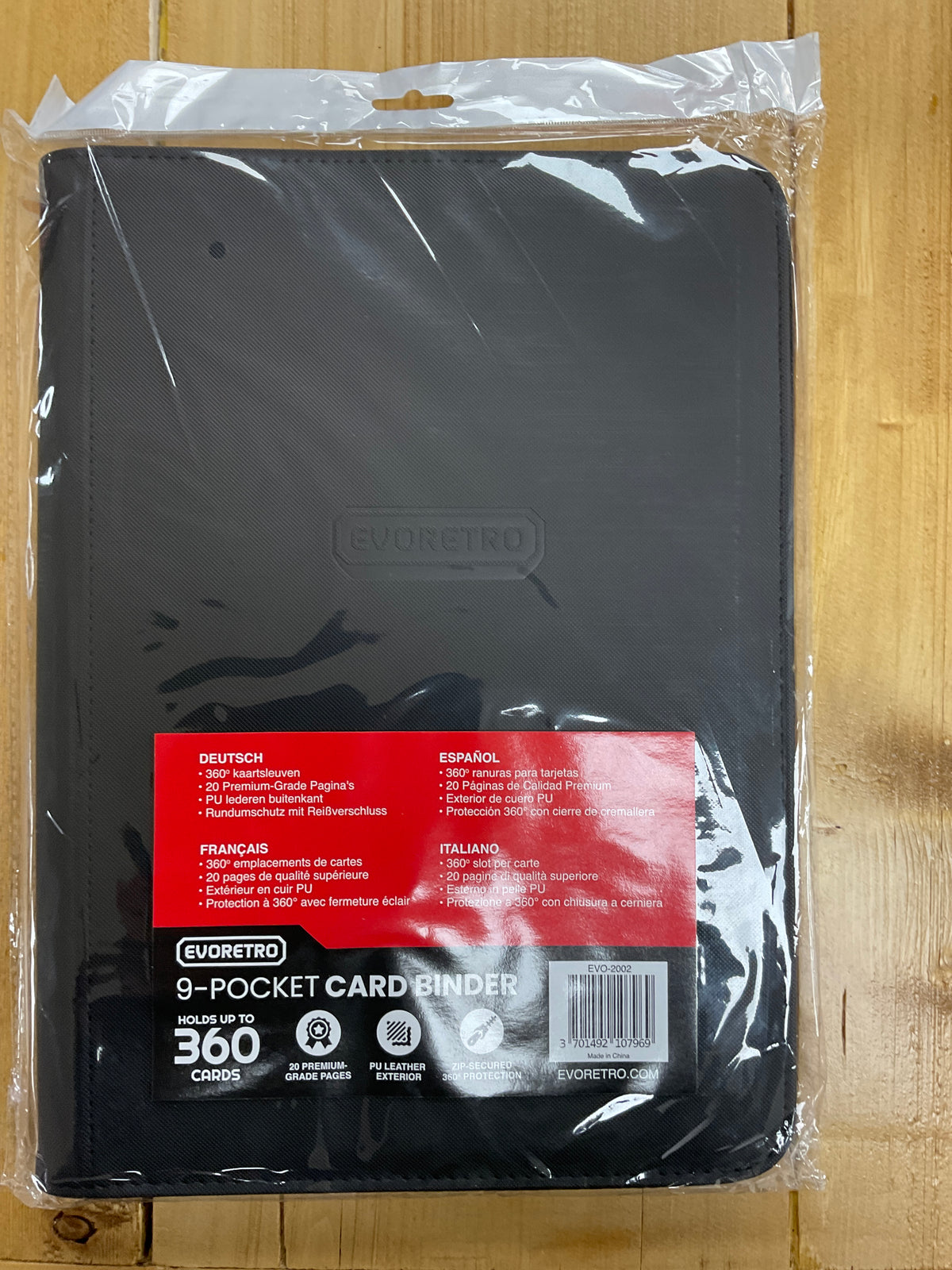Evoretro Binder 9-pockets black