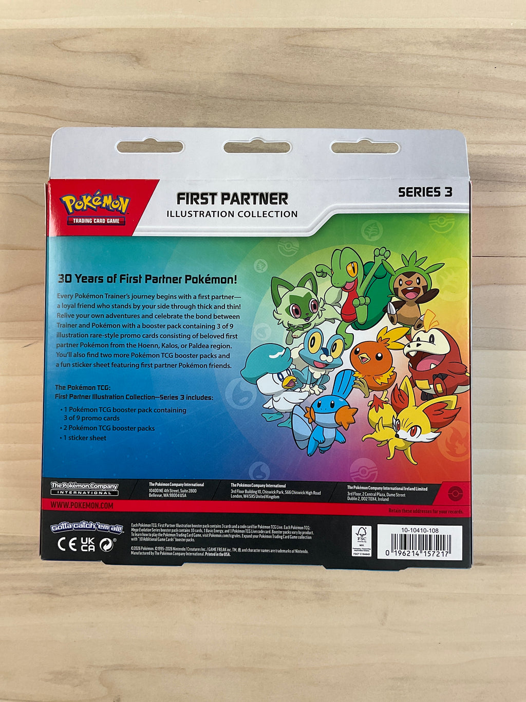 Pokémon First partner Illustration Série 3