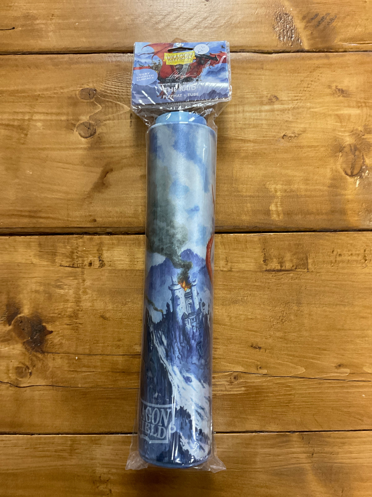 Dragon Shirel tube and playmat. The raid
