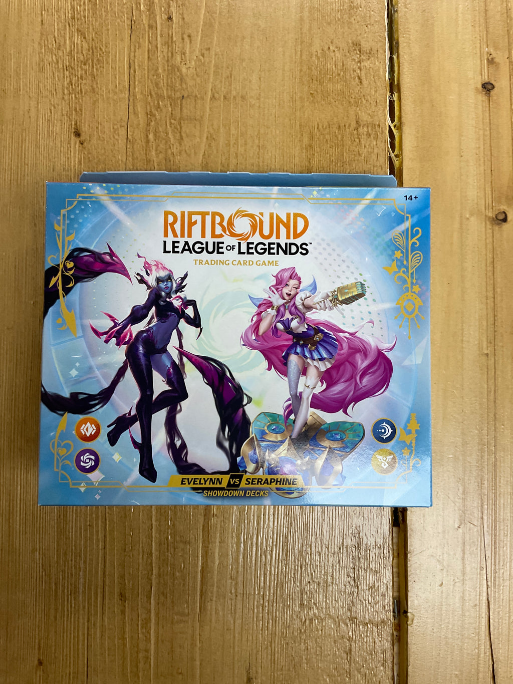 Riftbound league of legends Starter Deck Evelynn vs Seraphine