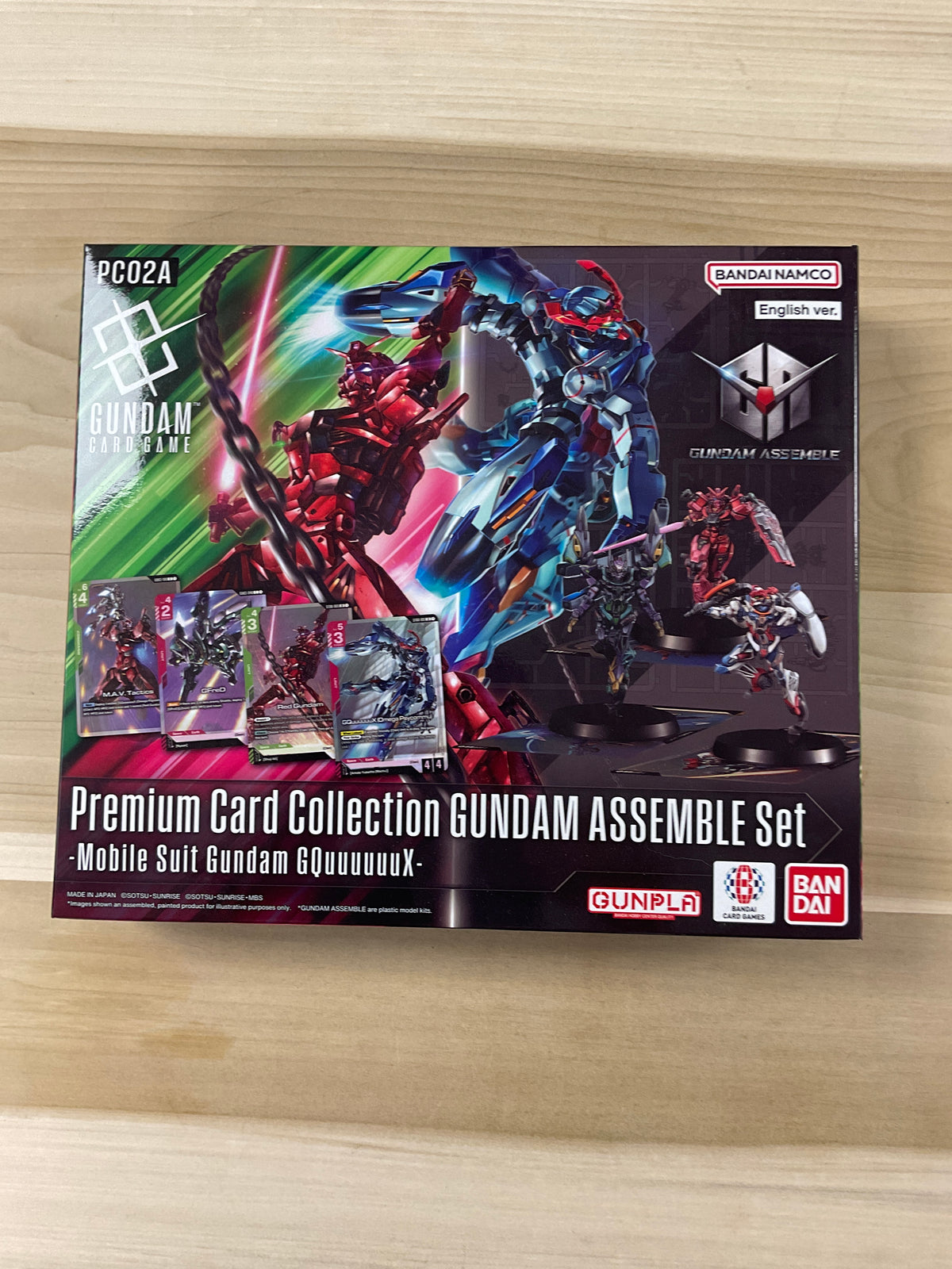 Gundam Premium cards collection assemble set