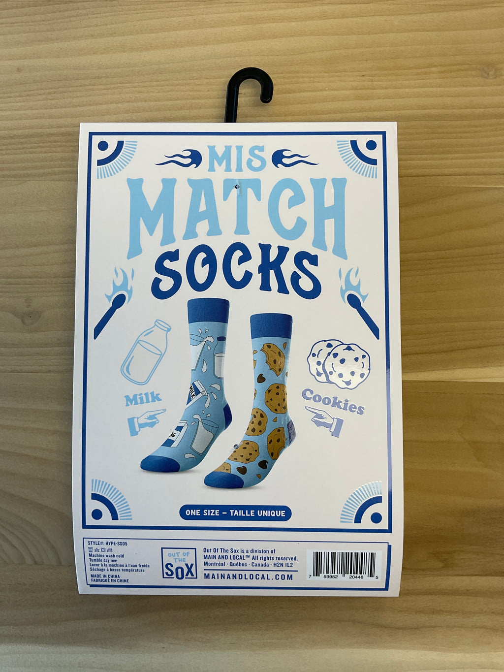 Mis Match Socks Cookies