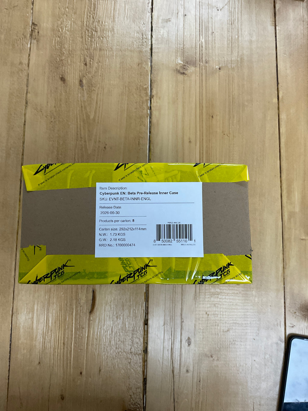 Cyberpunk TCG Bêta Pre-release Event
