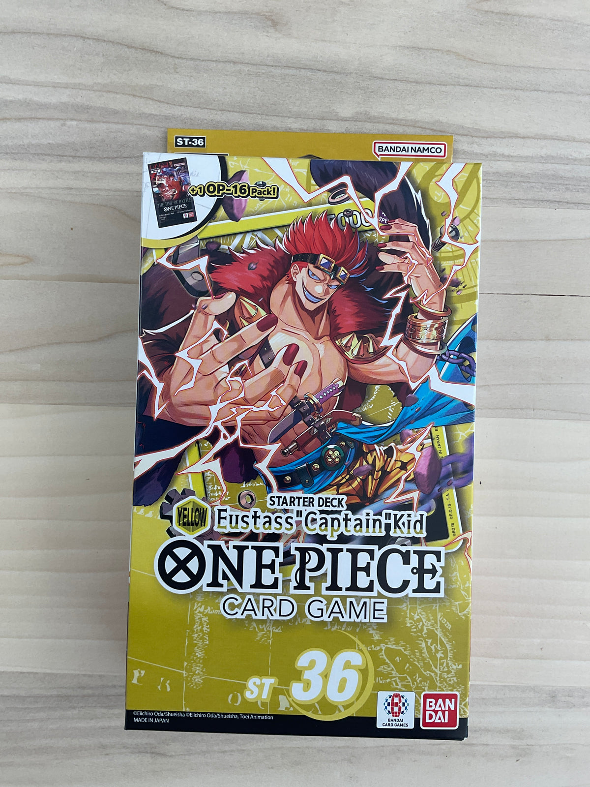 Bandai One Piece starter deck St36  Eustass Captain Kid