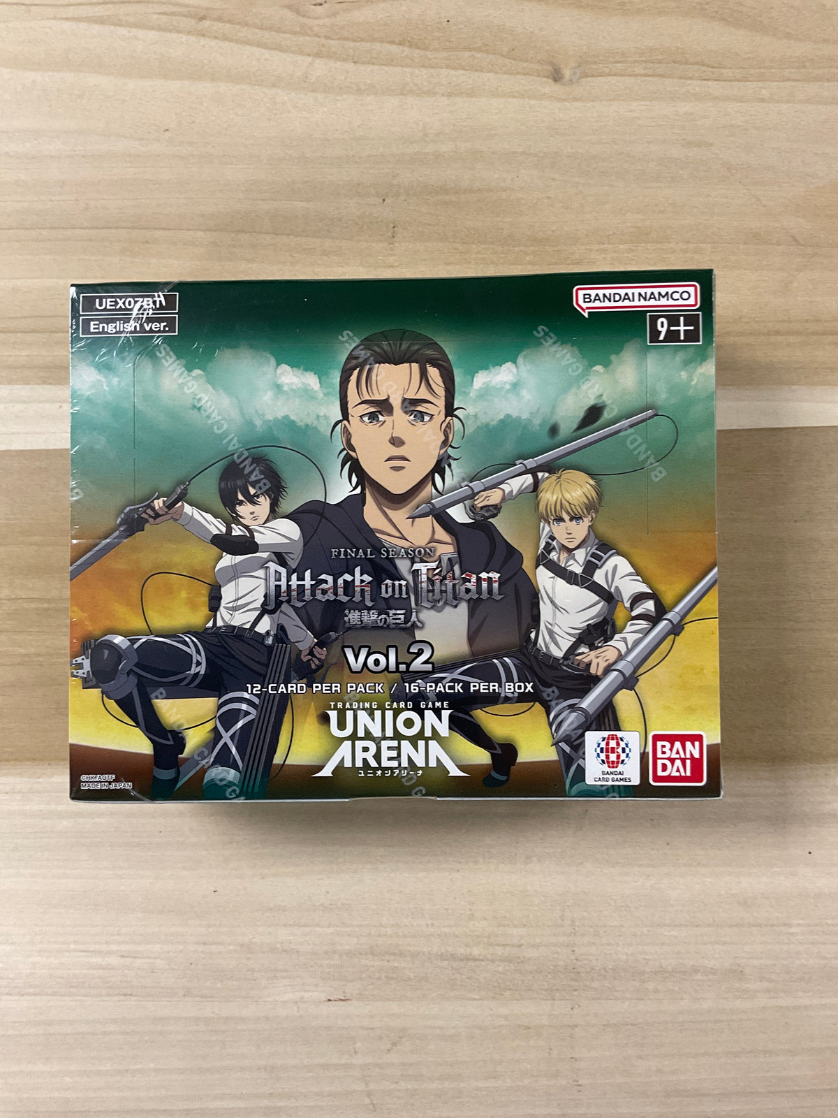Bandai. Union Aréna. Attack on Titan vol.2