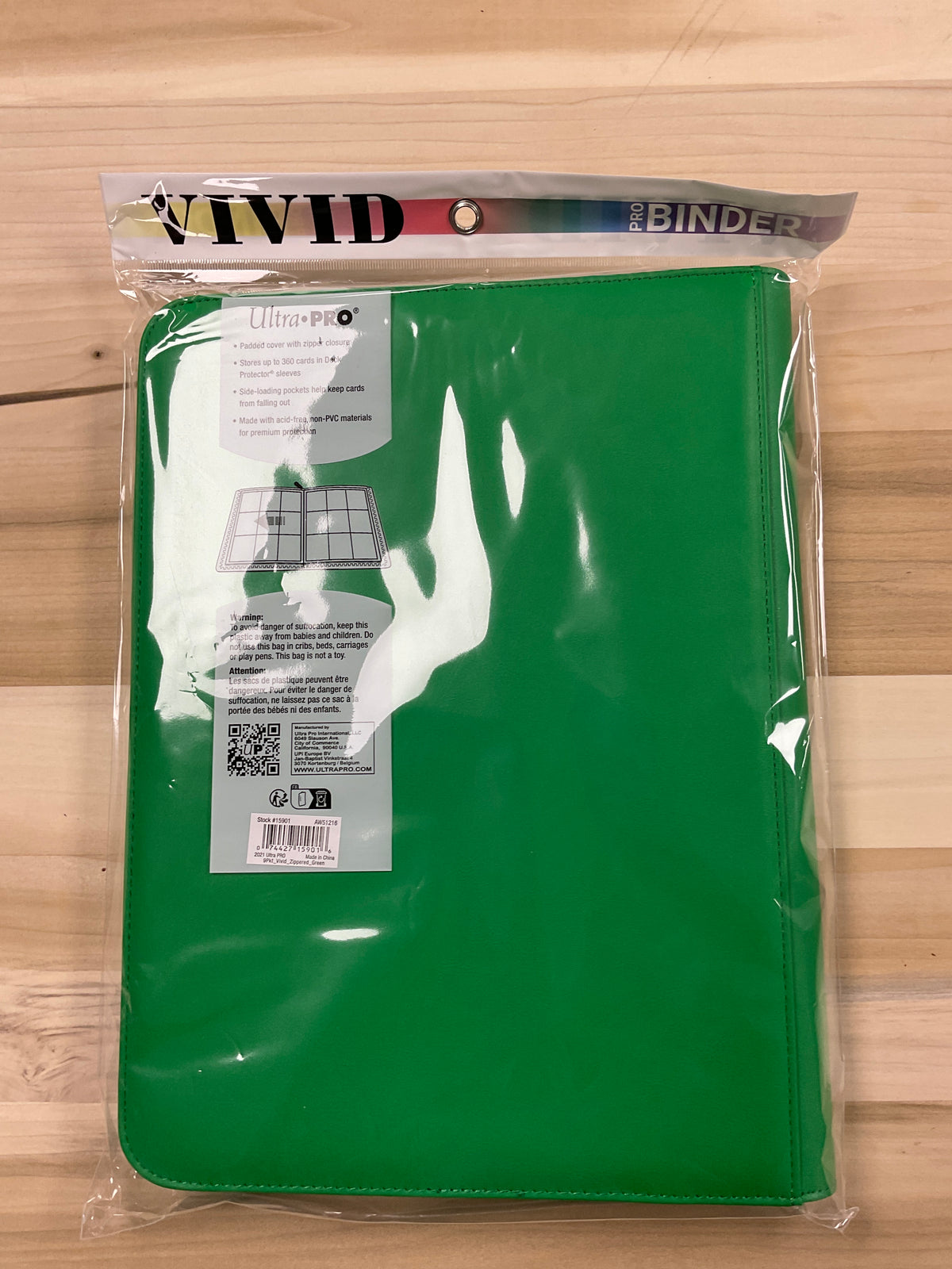 Vivid Pro Binder  360 /9pockets zipper binder