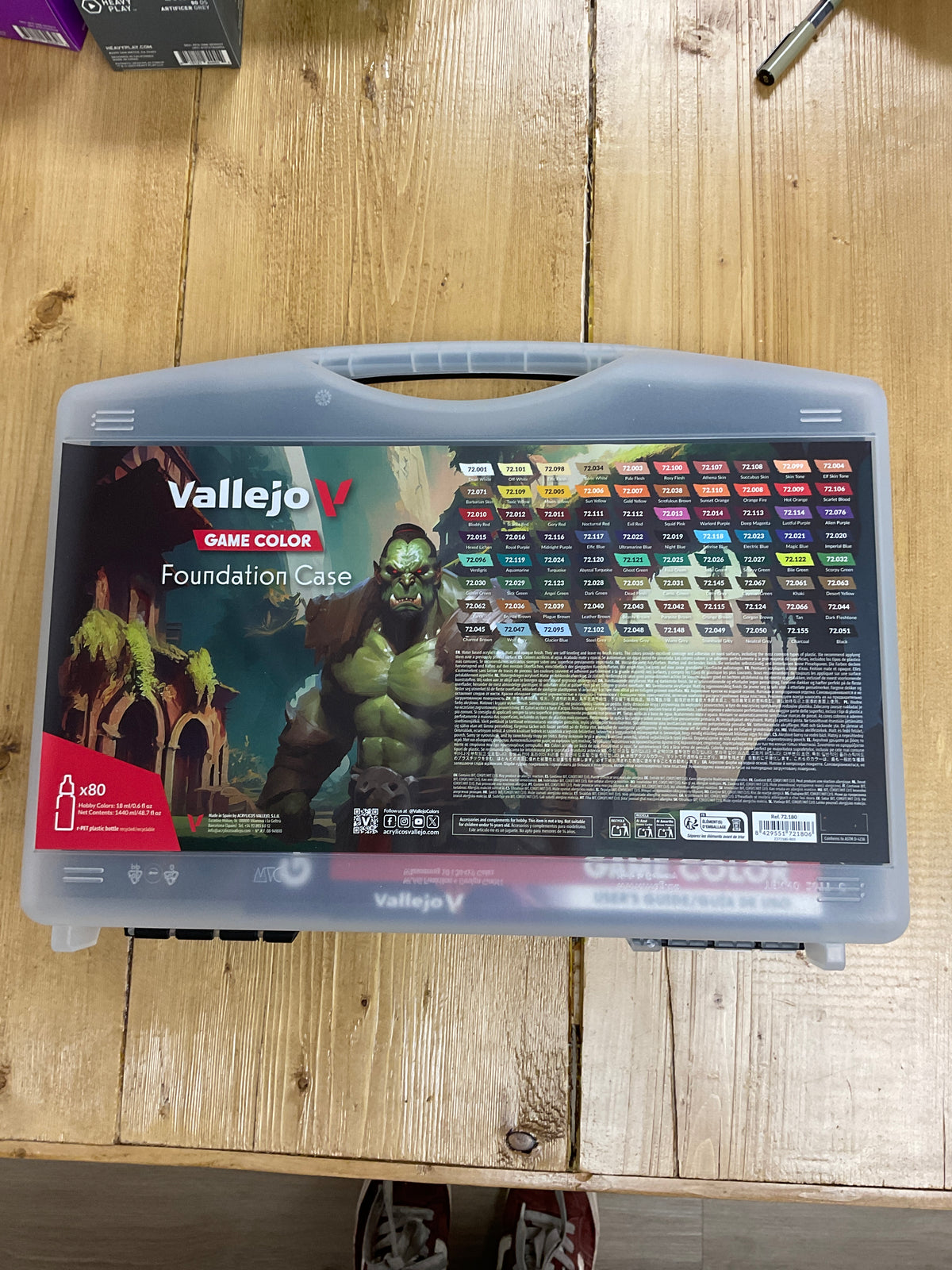 Vallejo Fondation Case paint