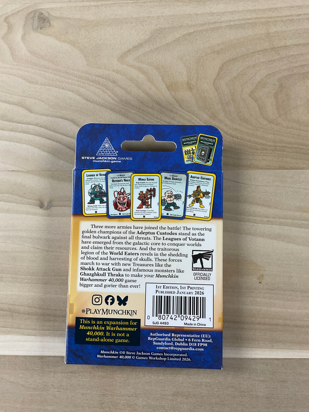 Munchkin 40k grudges and gore