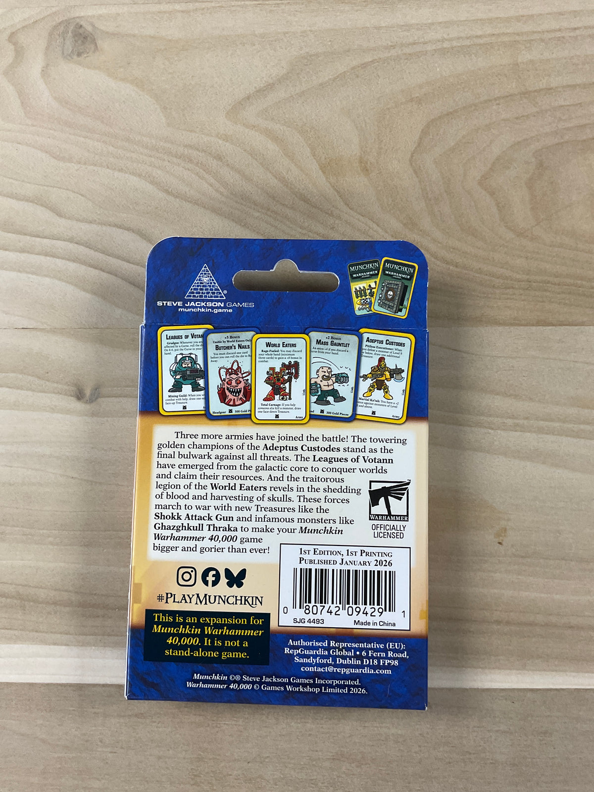Munchkin 40k grudges and gore