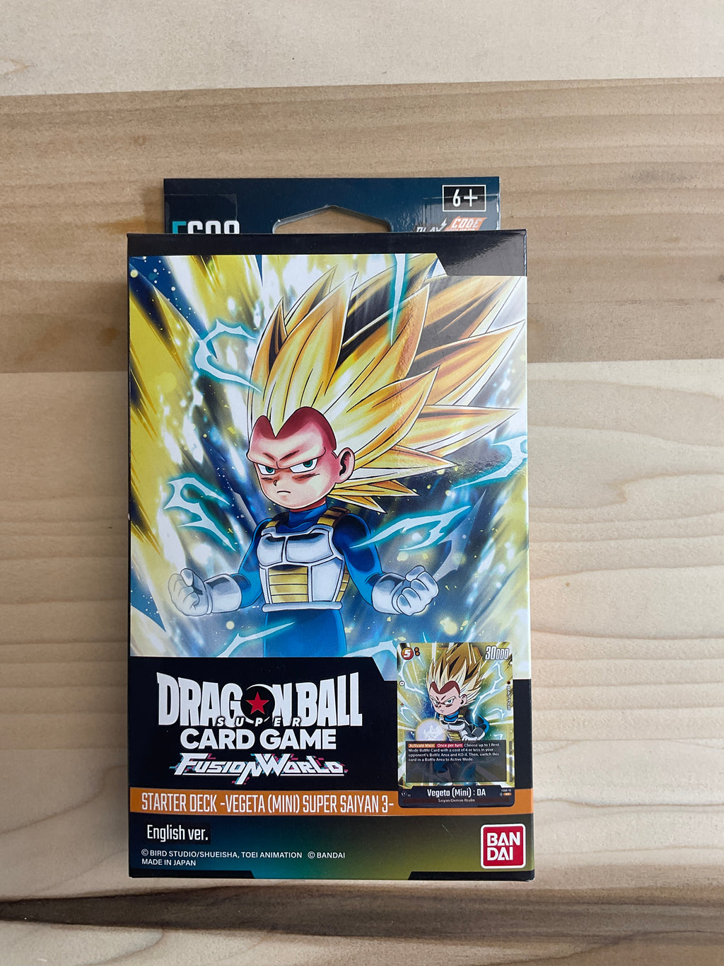Bandai Dragon Ball fusion World starter deck st08   Vegeta(mini) Super sayan