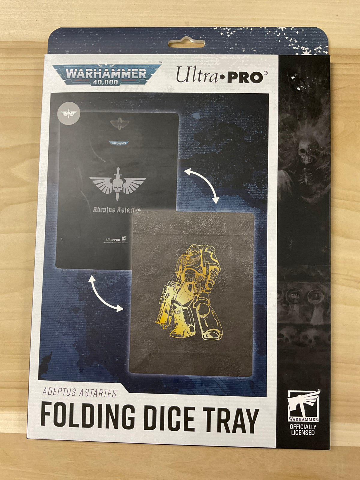 Warhammer. Ultra pro folding dice tray.  Adeptus asyartes