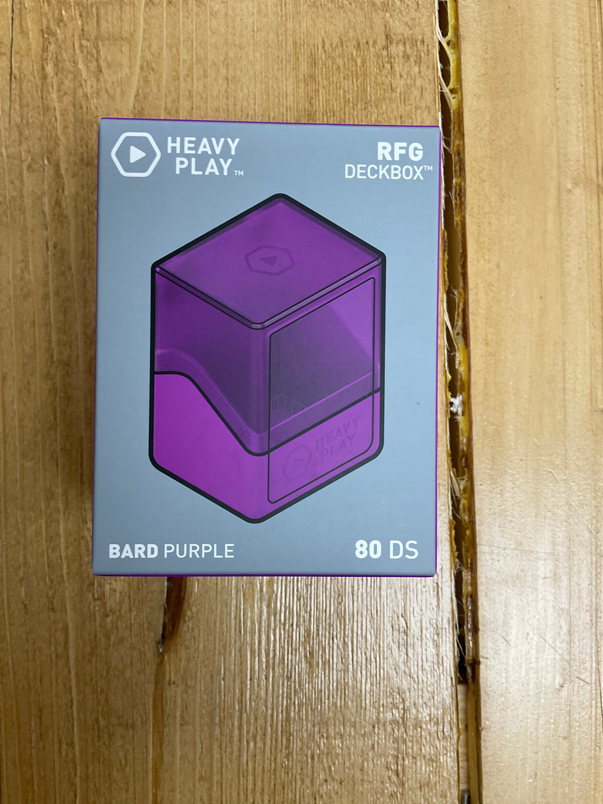 Heavy Play Rfg Deck Box Bard Purple 80Ds
