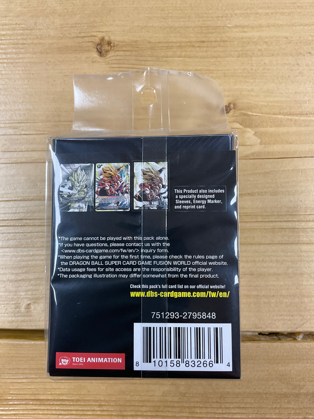 Dragon Ball fusion World Deck box Gogeta