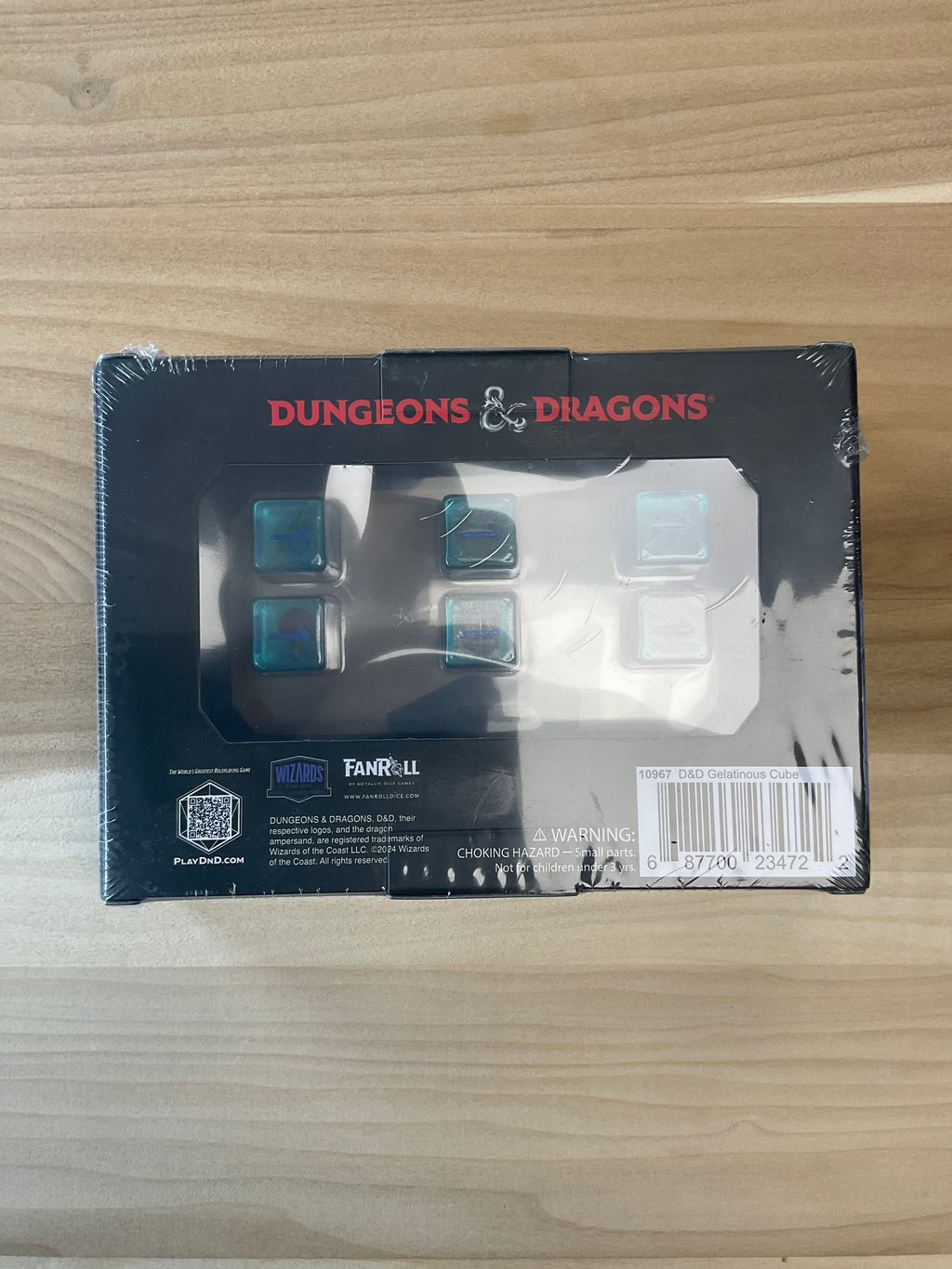 D&d Gelatinous Cube  dice set
