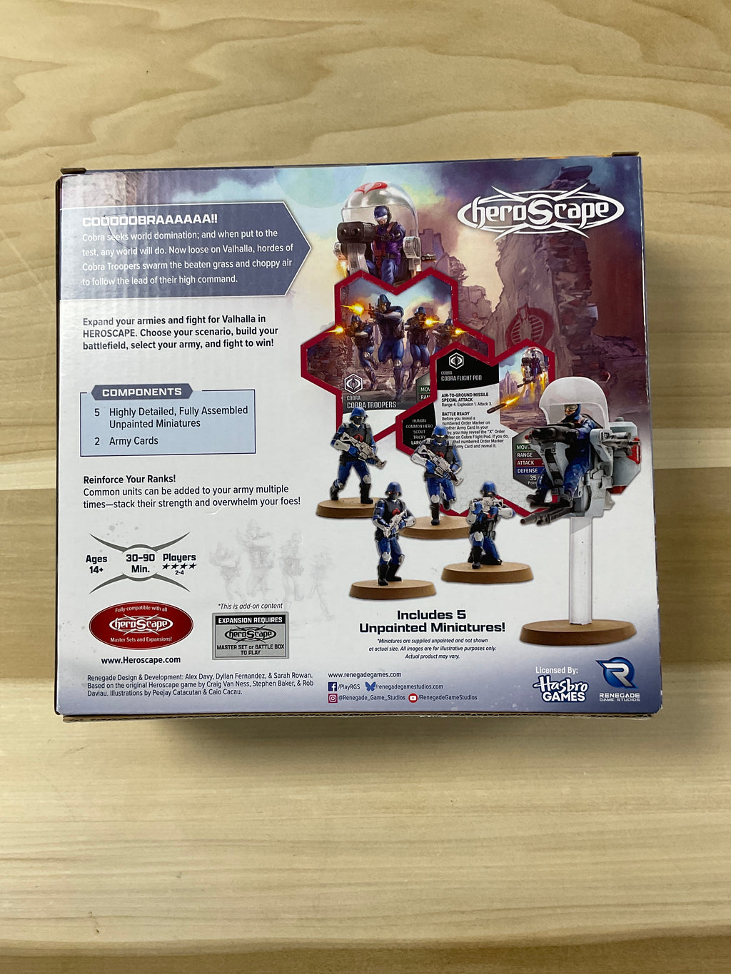 HeroScape   Gijoe   Cobra troopers & cobra fight pod