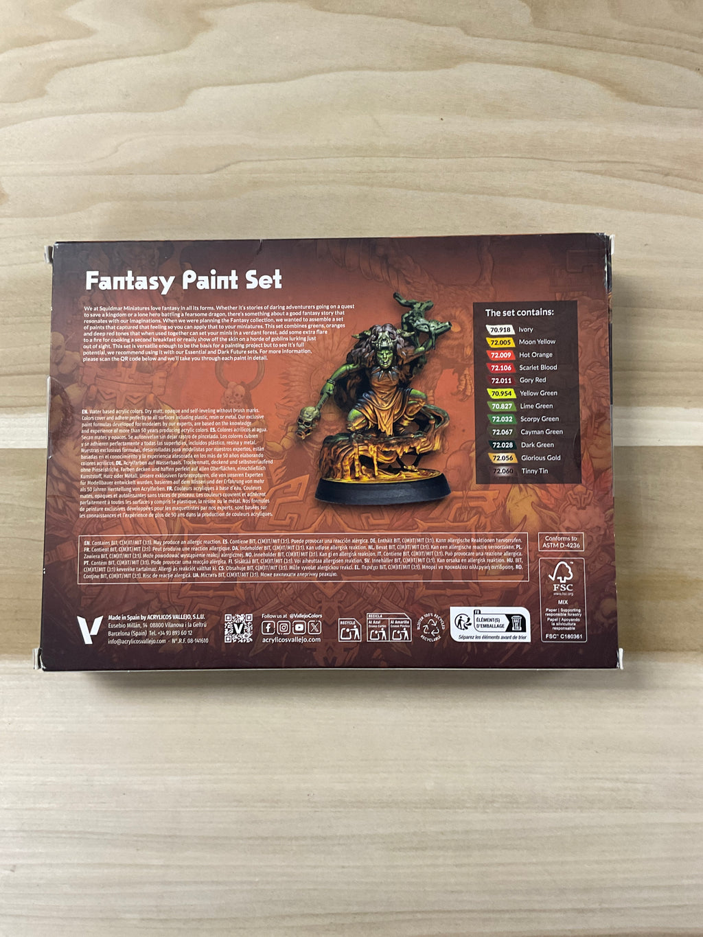 Squidmar   Fantastique paint set