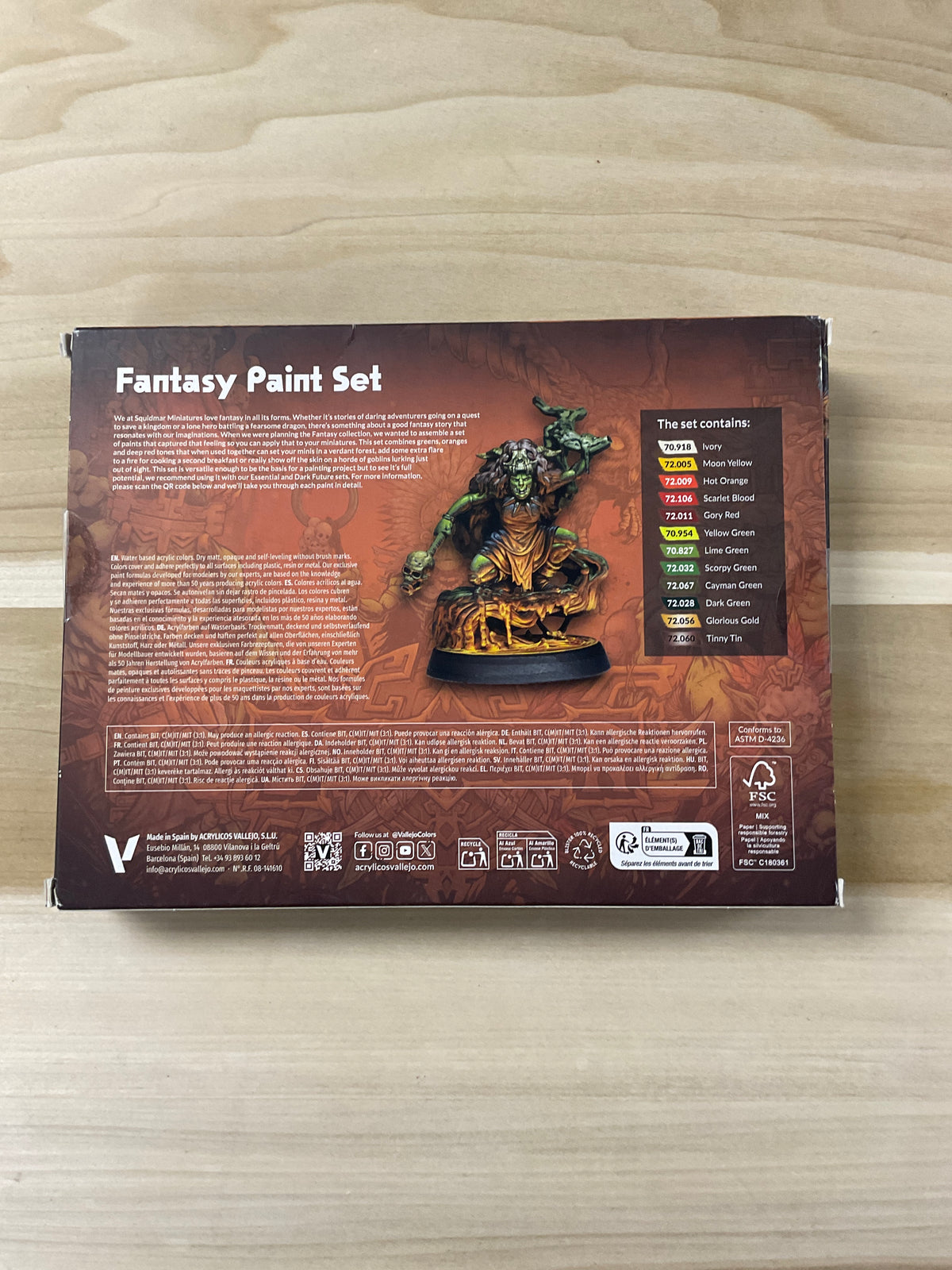 Squidmar   Fantastique paint set