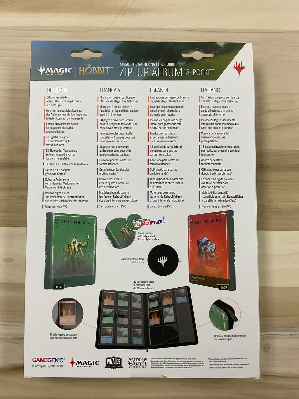 Gamegenic Mtg Binder The Hobbit   Green