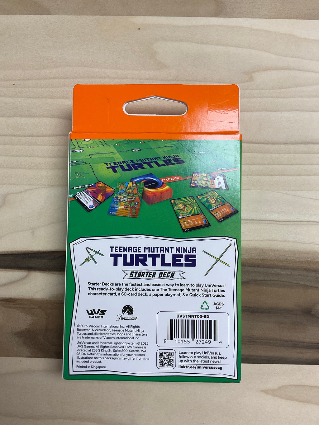 Universus starter deck teenage ni je turtles