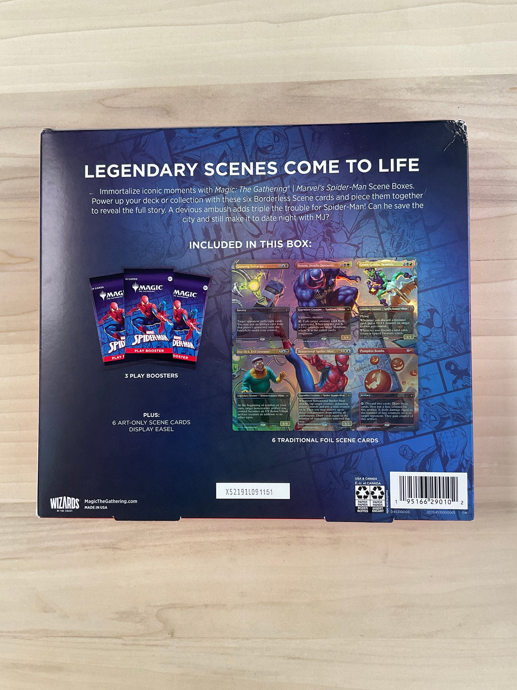Mtg Spiderman  Scène Box