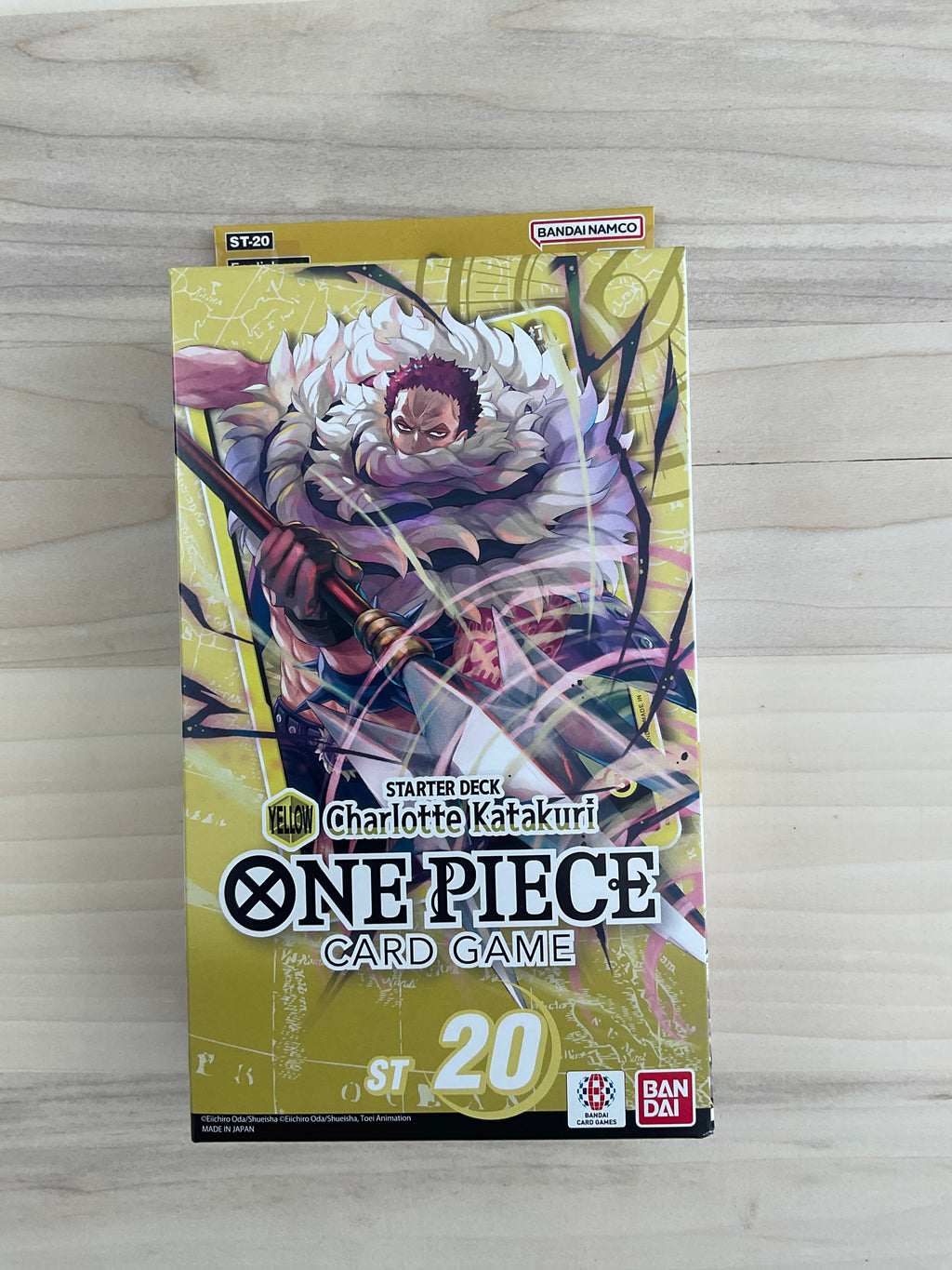 Bandai One Piece starter deck st20  Charlotte Kutakuri Jaune