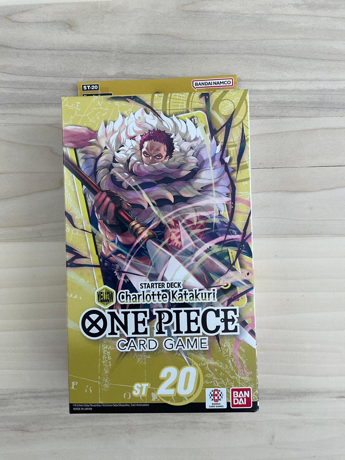 Bandai One Piece starter deck st20  Charlotte Kutakuri Jaune