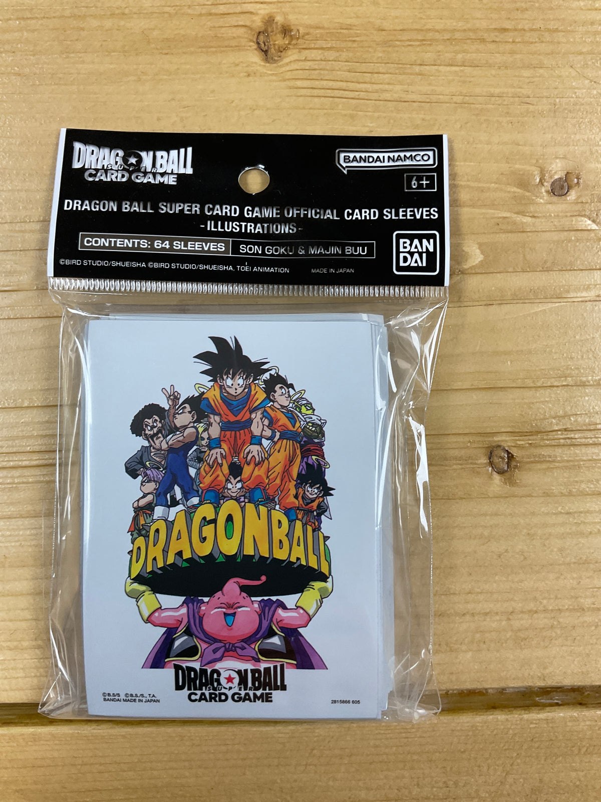 Dragon Ball fusion World Sleeve Son Goku & Majin Buu