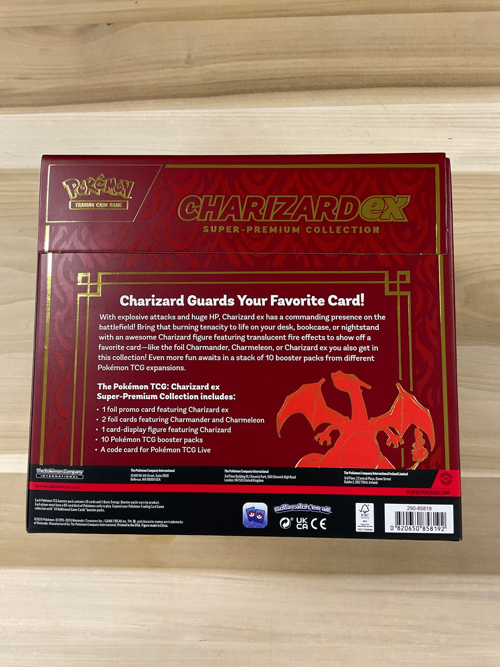 Pokémon Charizards ex super premium collection