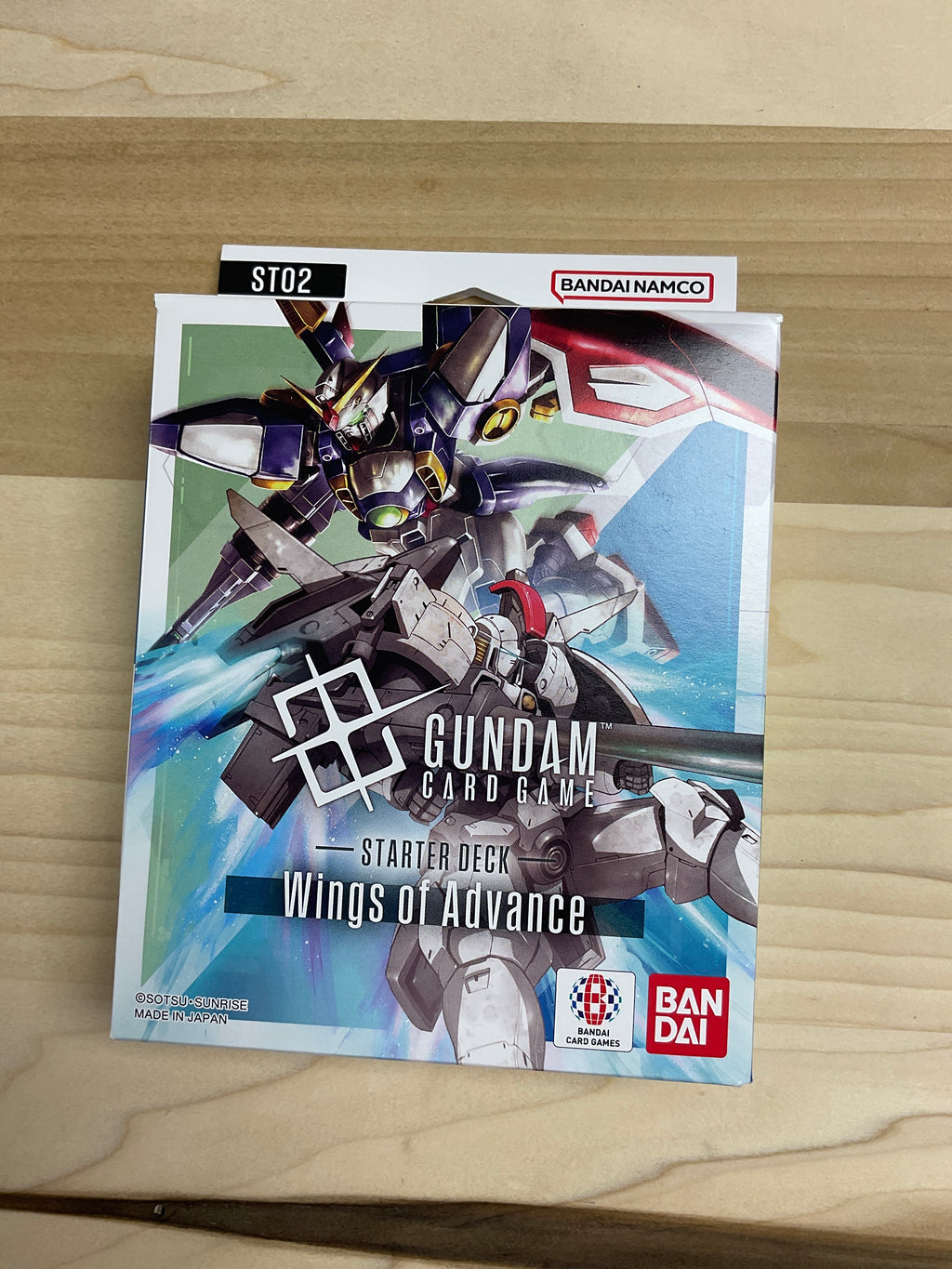 Gundam TCG starter deck st02. Wings of advance