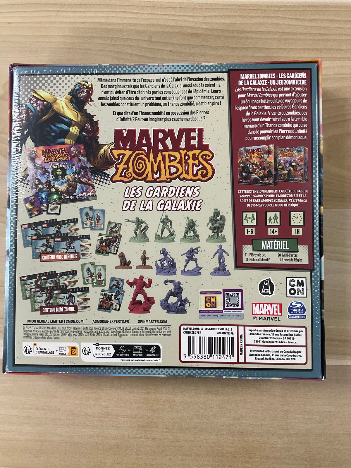 Zombicide Marvel  les Gardiens de la Galexies