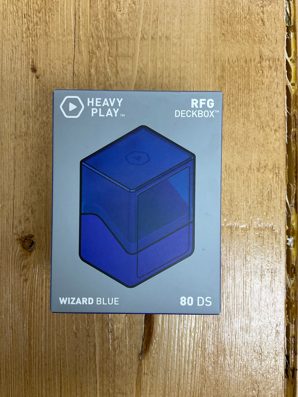 Heavy Play wizard Blue Rfg Deck box 80Ds