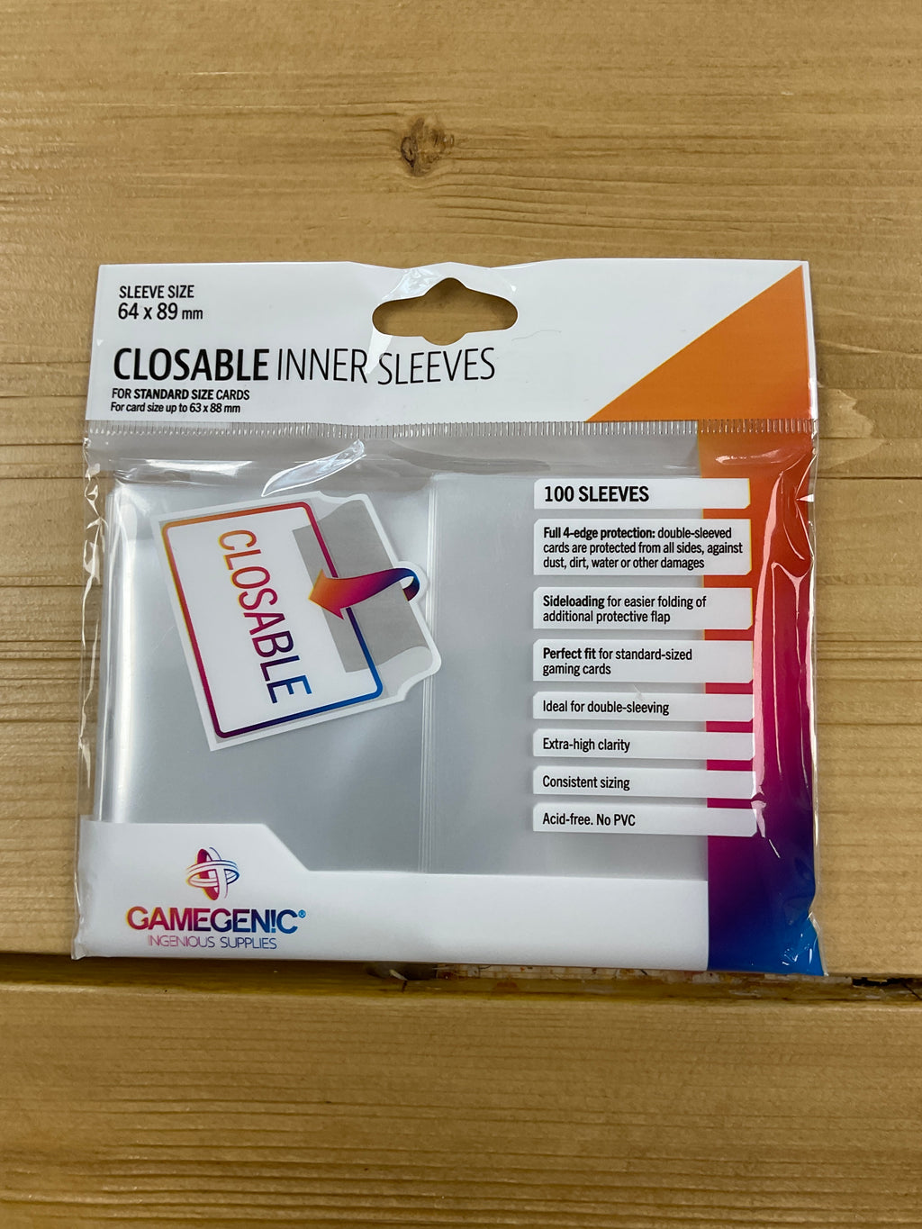 Gamegenic Closable Sleeve standard