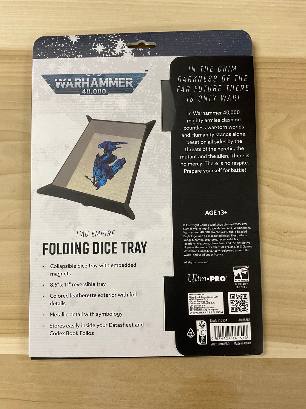 Warhammer ultra pro.   Foldinc dice tray.  Tau